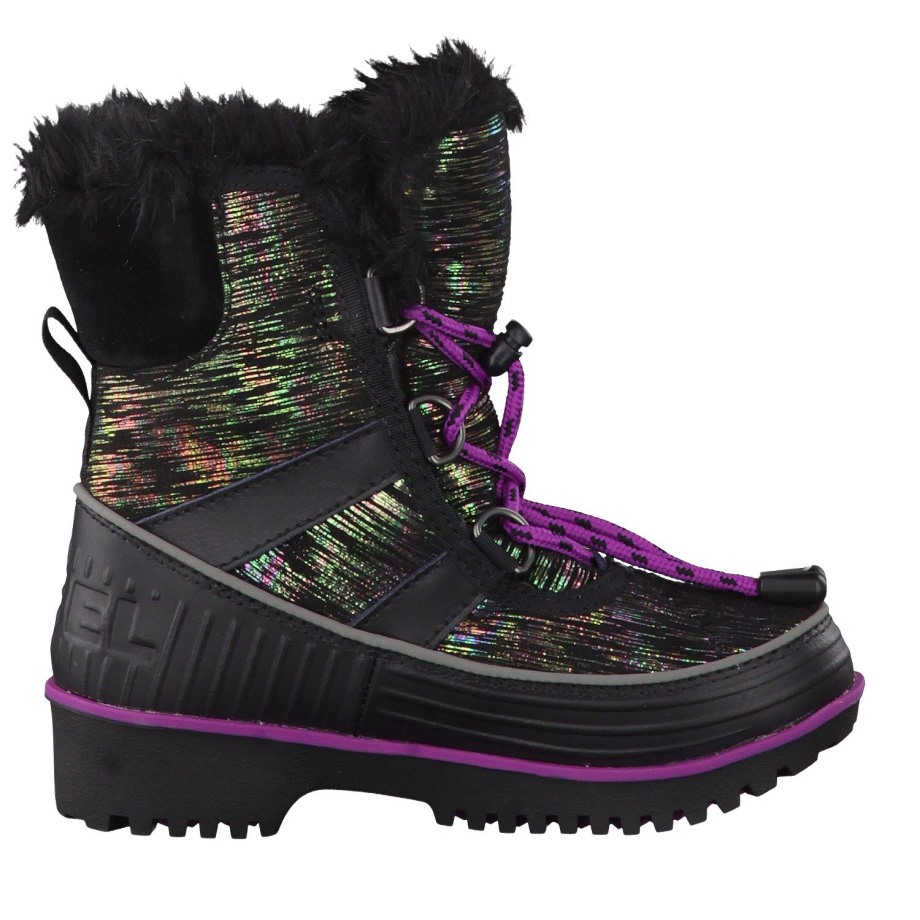 Sorel Belgium Black Bright Plum Enfant Ren's Tivoli II-K
