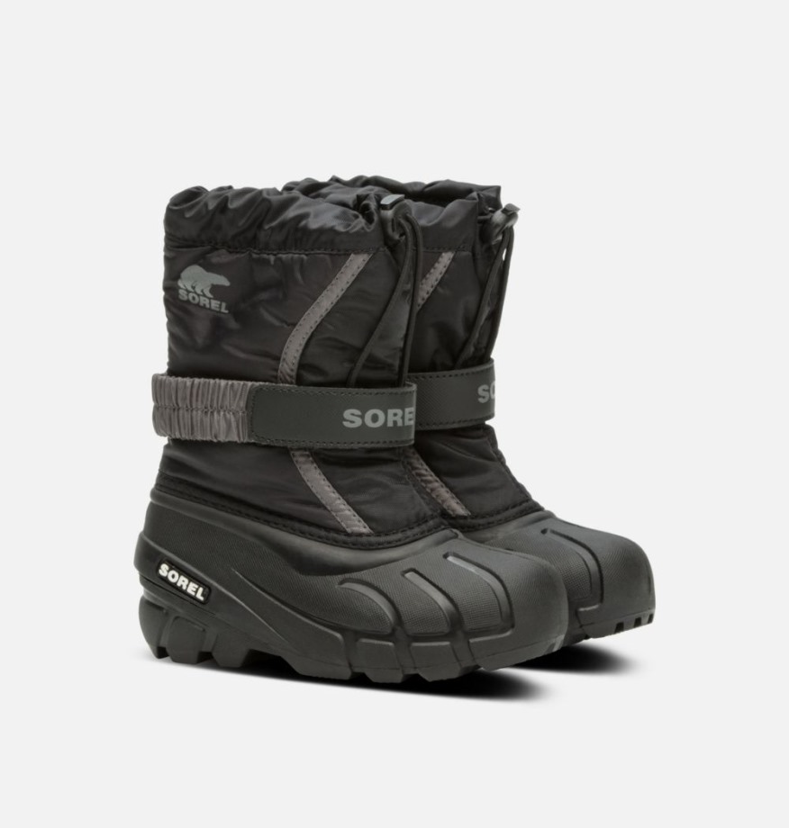 Botte Flurry Enfant Sorel Belgique Noir-city Gris