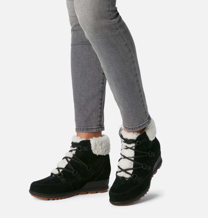 Sorel Belgique Black-jet Evie Cosy Lace Bootie Femme
