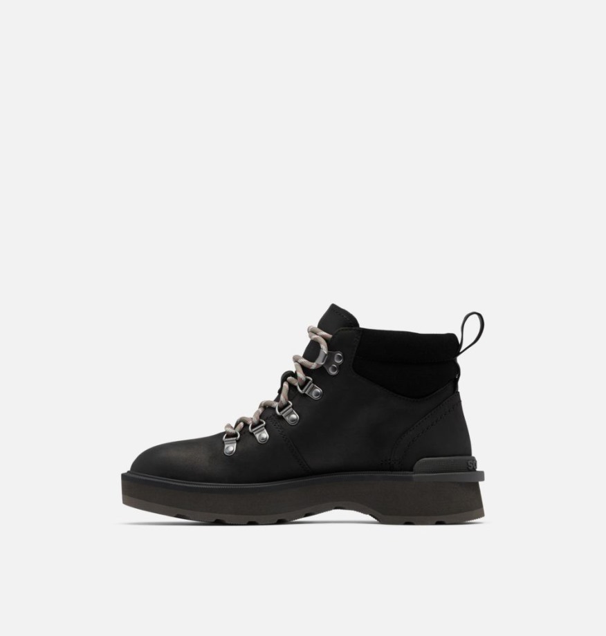 Sorel Belgique Bottillon Hi-line Randonneur Femme Noir-jet