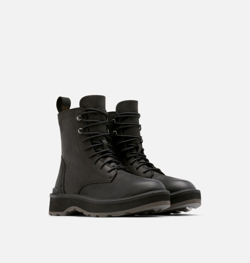 Botte à Lacets Sorel Belgique Black-jet Pour Femmes