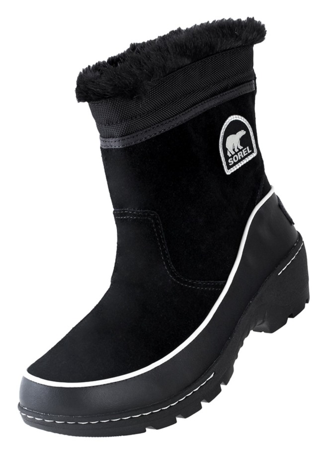 Sorel Belgium Black Light Bisque Bottes Tivoli II à Enfiler Sans Coque Pour Femme