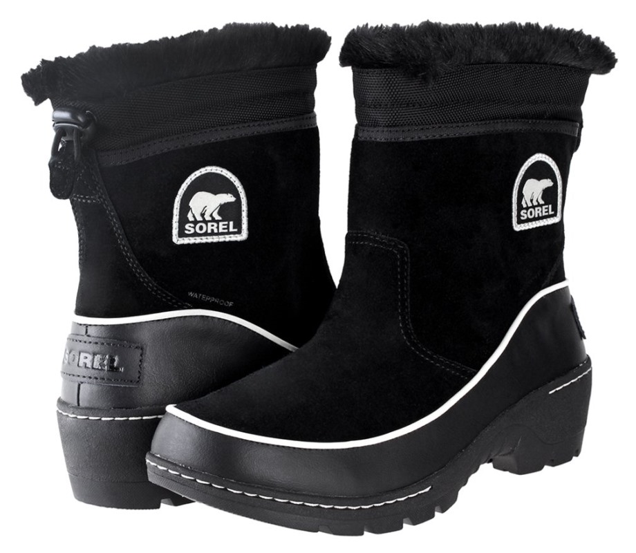 Sorel Belgium Black Light Bisque Bottes Tivoli II à Enfiler Sans Coque Pour Femme