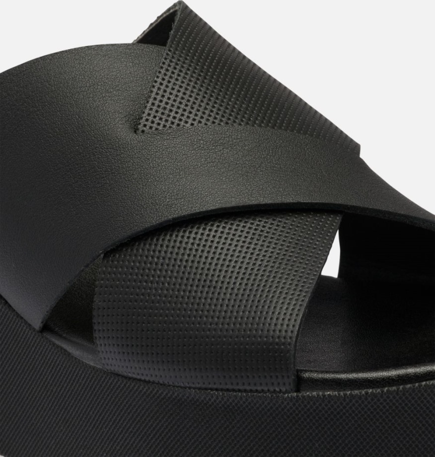 Black-sea Salt Sorel Belgique Cameron Sandale Compensée Mule à Plateforme Pour Femmes