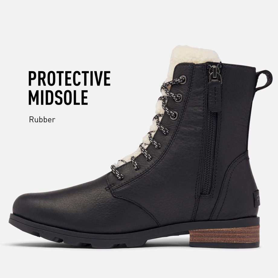 Sorel Belgique Baskets Femme Noir Blanc 1915601