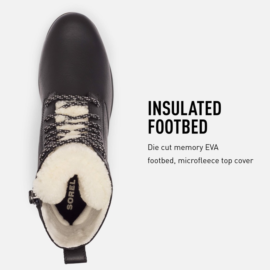 Sorel Belgique Baskets Femme Noir Blanc 1915601