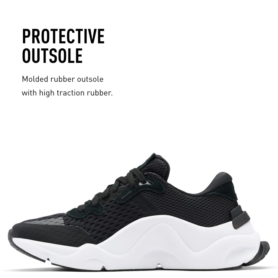 Sorel Belgique Chaussures Femme Kinetic Rnegd Lace Noir Blanc