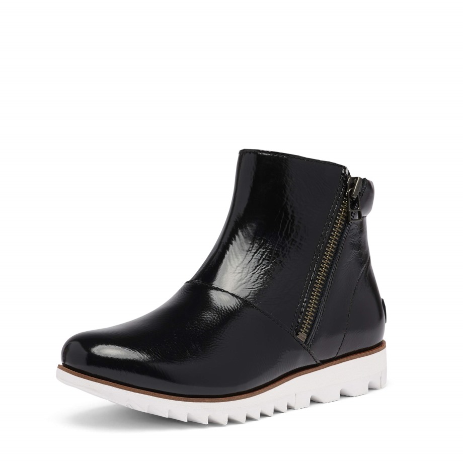 Sorel Belgique Zip Harlow Femme Noir