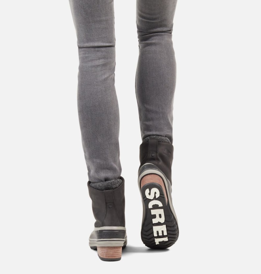 Sorel Belgique Femmes Slimpackiii Lace Duck Sorel Bottes Noir