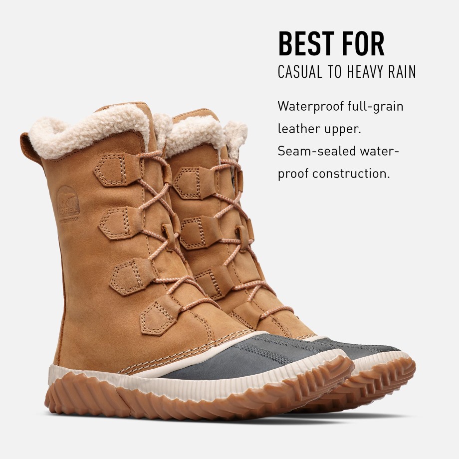 Sorel Belgique Brown Elk Women's N About Plus Tall Duck Sorel Bottes