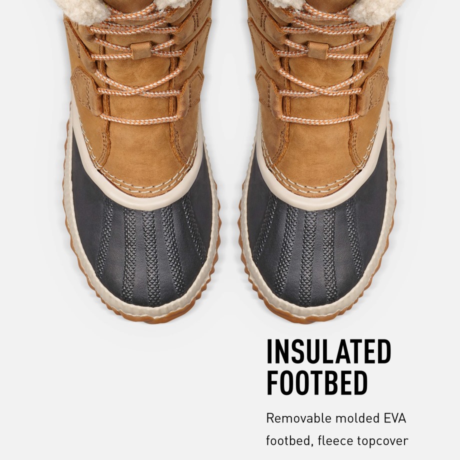 Sorel Belgique Brown Elk Women's N About Plus Tall Duck Sorel Bottes