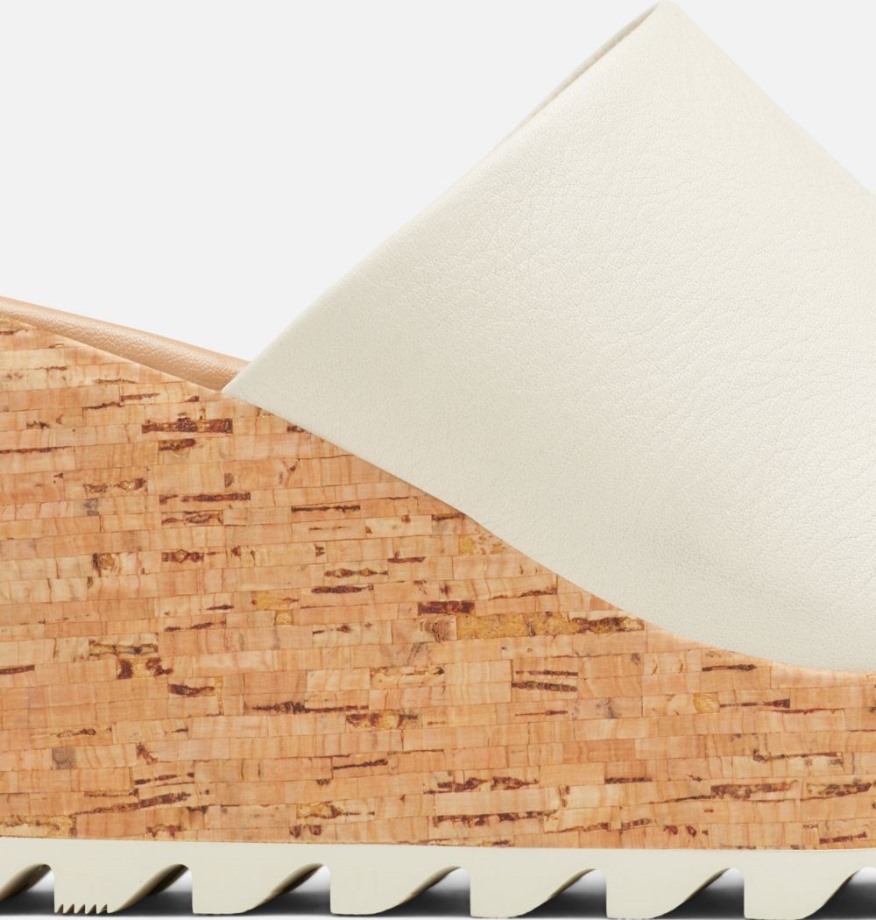 Sandale Cameron Compensée Femme Sorel Belgique Noir Craie