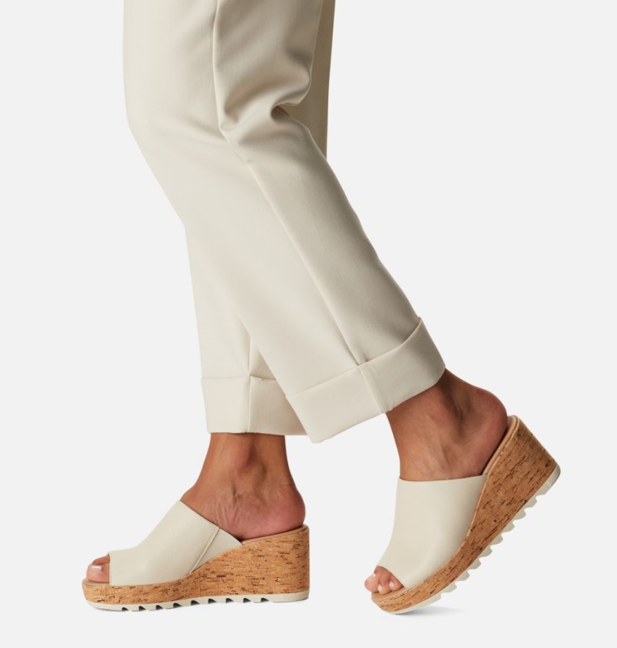 Sandale Cameron Compensée Femme Sorel Belgique Noir Craie