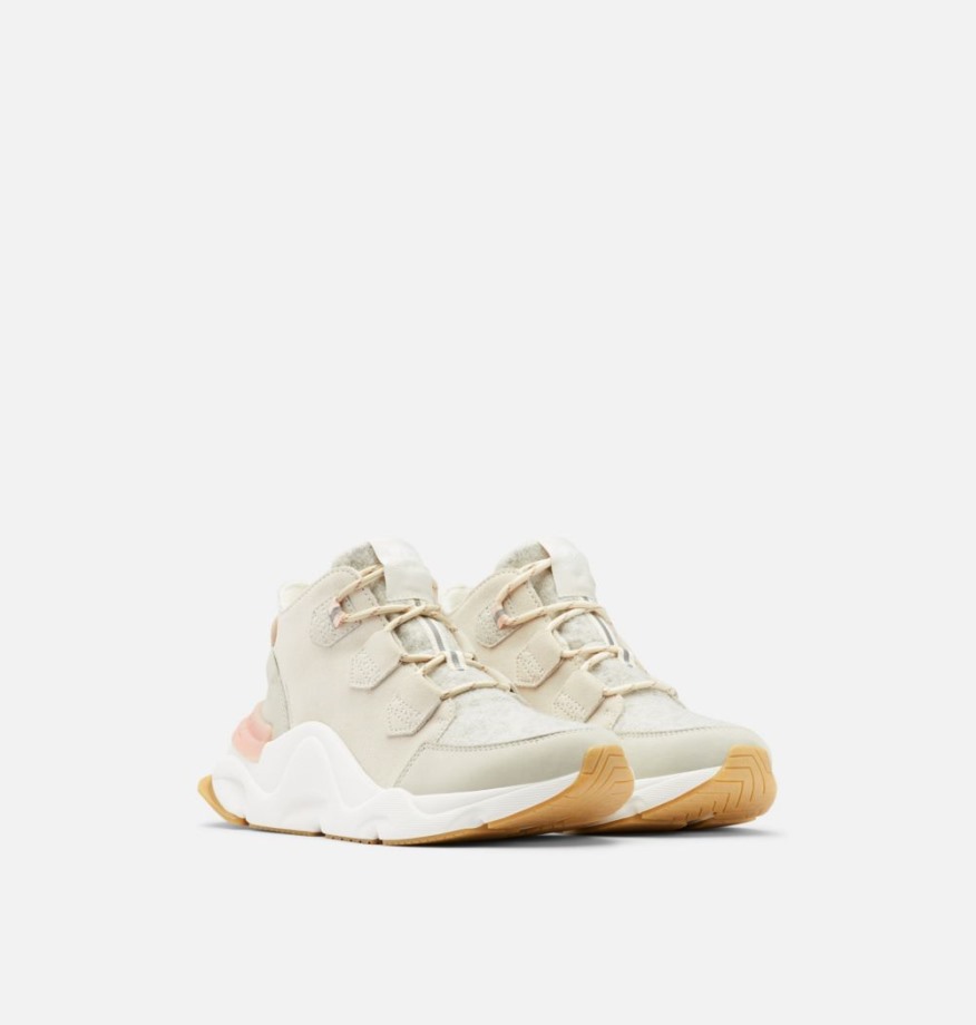 Sorel Belgium Chalk-Canoe Bottes Kinetic Rnegd Caribou Pour Femme