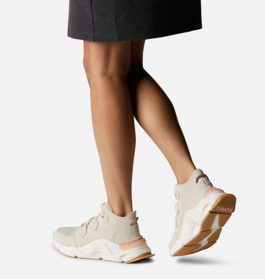 Sorel Belgium Chalk-Canoe Bottes Kinetic Rnegd Caribou Pour Femme