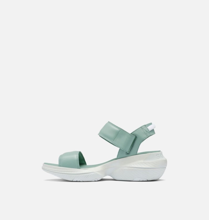 Bleu-bleu écrasé Sorel Belgique Explorer Blitz Stride Sandale Pour Femme