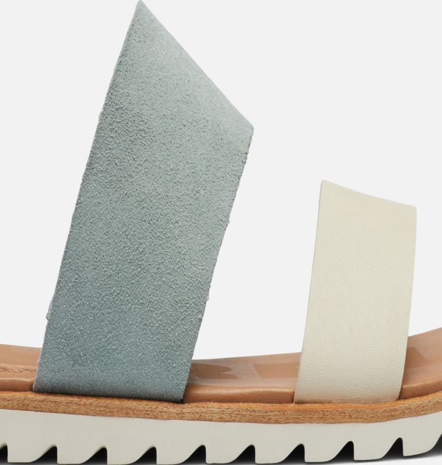 Sandale à Enfiler Ella Ii Pour Femmes De Sorel Belgique Bleu Craie écrasée