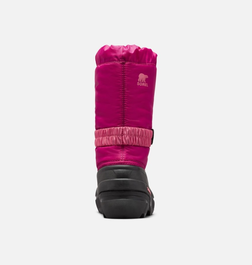 Sorel Belgique Deep Blush-tropic Pink Botte Jeunesse Flurry