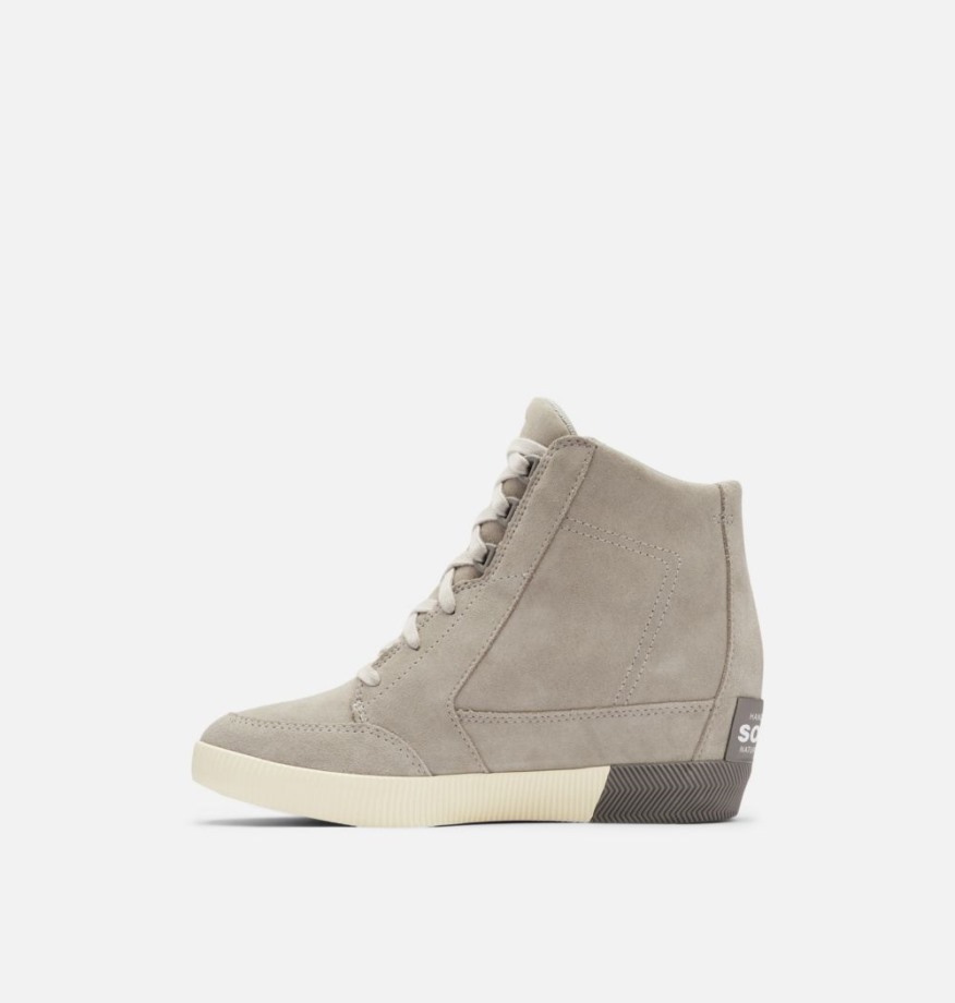 Sorel Belgique Dove-quarry Bottines Compensées Out 'n About Pour Femmes