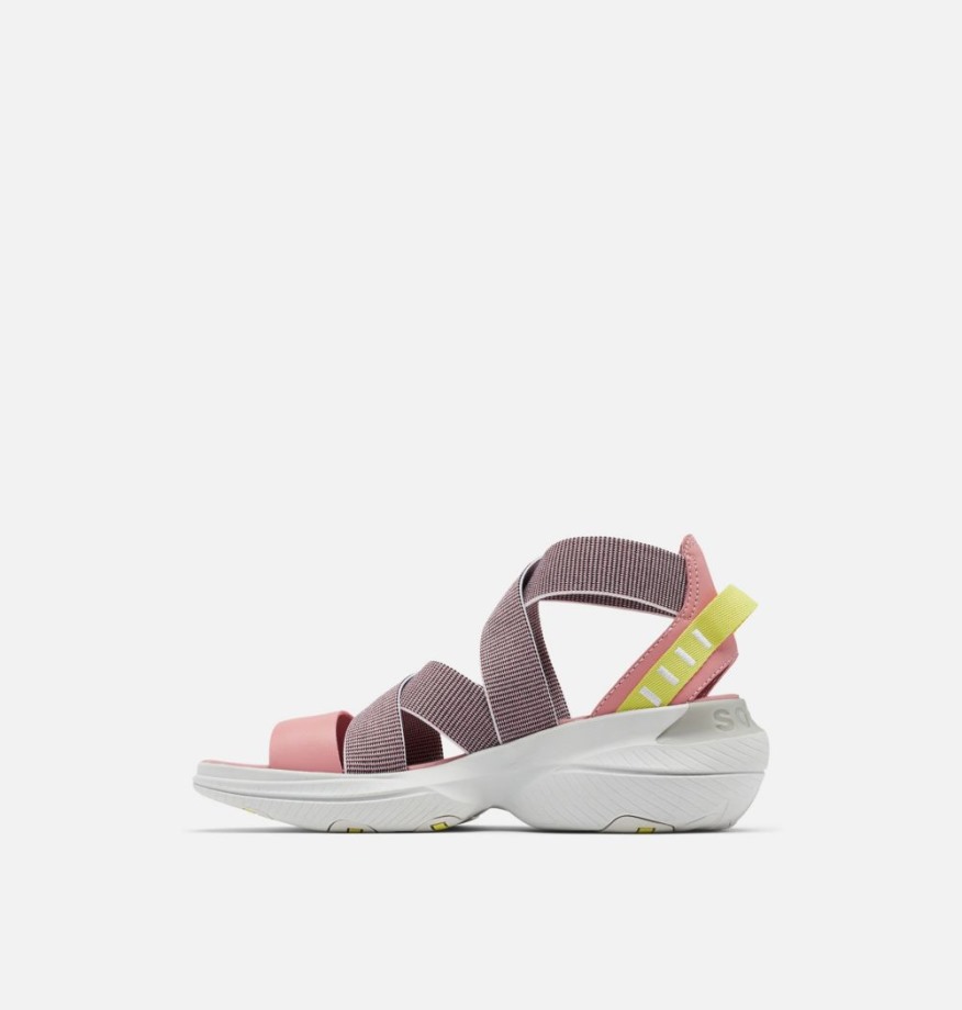 Sorel Belgique Explorer Blitz Multistrap Sandale Gomme Rose-moonstone