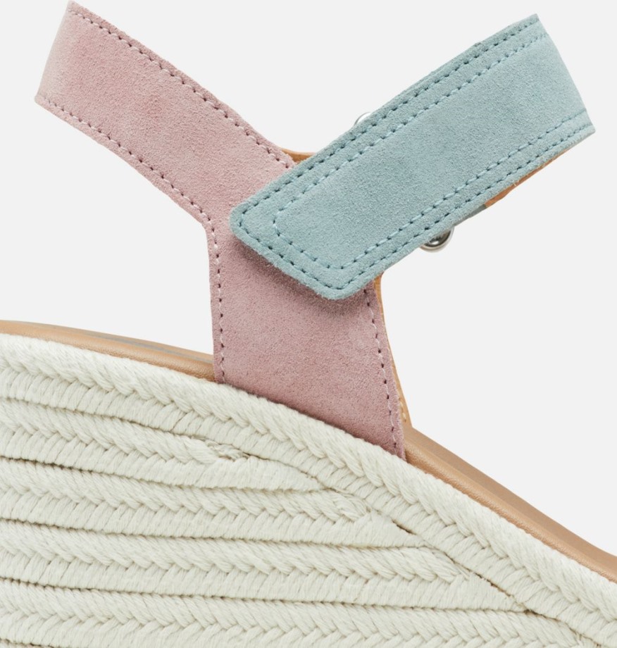 Sandale Compensée Cameron Femme Sel De Mer éclat Délavé Sorel Belgique