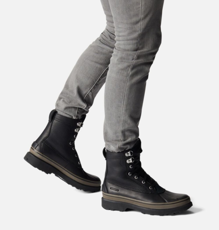 Black-mud Sorel Belgique Caribou Storm Boot Homme