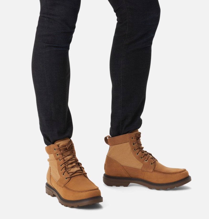 Camel Brown-umber Sorel Belgique Botte Carson Moc Homme