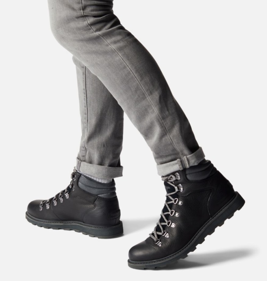 Sorel Belgique Madson Ii Randonneur Imperméable Pour Homme Noir