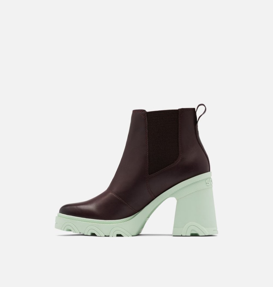 Sorel Belgique Nouveau Cinder-Sea Sprite Bottillon Chelsea à Talon Brex Pour Femme