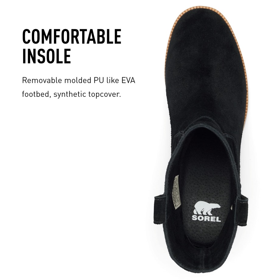 Sorel Belgique Omega Taupe-ash Brown Cate Pull On Boot Pour Femme