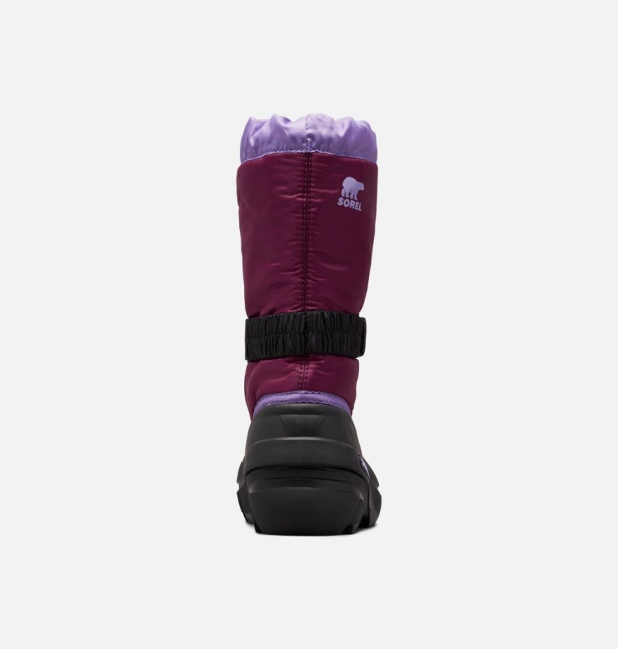 Sorel Belgique Botte Jeunesse Flurry Violet Dahlia-paisley Violet