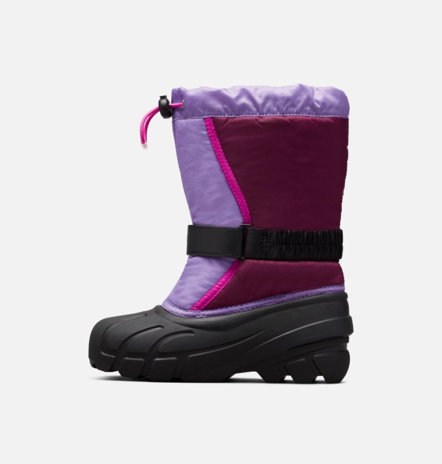 Sorel Belgique Botte Jeunesse Flurry Violet Dahlia-paisley Violet