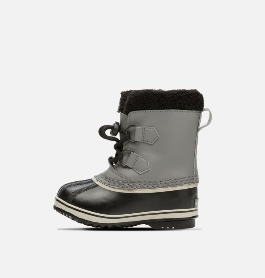 Sorel Belgique Bottes Yoot Pac Tp Pour Enfants Quarry-black