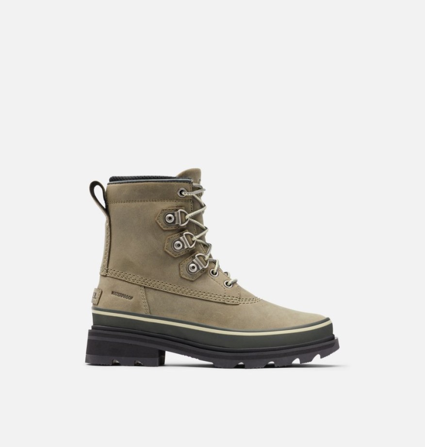 Sorel Belgique Sage-dark Moss Bottes De Rue Lennox Pour Femmes