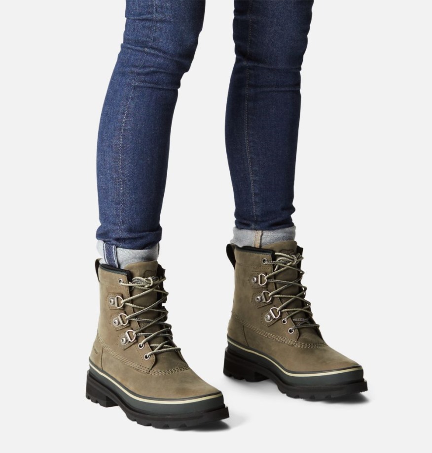Sorel Belgique Bottes Imperméables Lennox Street Pour Femmes Sage-dark Moss