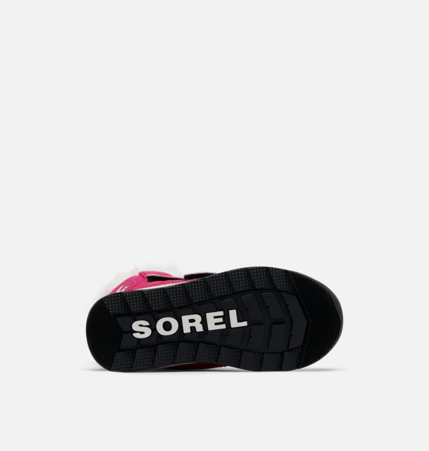 Cactus Rose-noir Sorel Belgique Bambin Whitney Ii Strap Boot