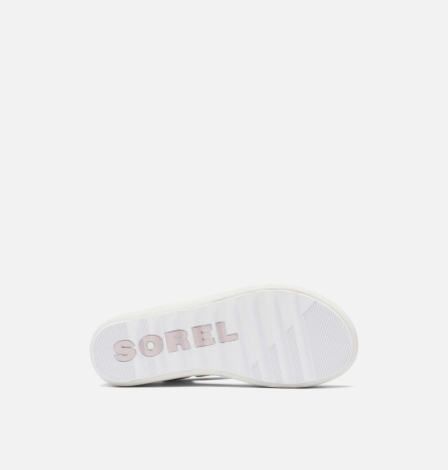 Sandale Compensée à Plate-forme Cameron Jaune Craie Sorel Belgique Tranquille Pour Femmes