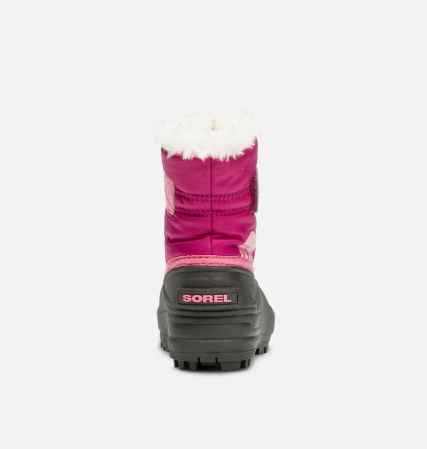 Sorel Belgique Tropic Pink-deep Blush Tout-petit Snow Commander Boot