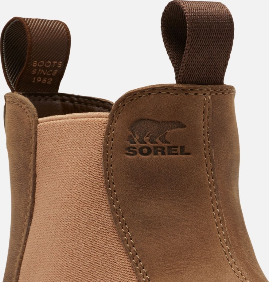 Sorel Belgique Hi-Line Chelsea Bootie Femme Umber-Tawny Buff