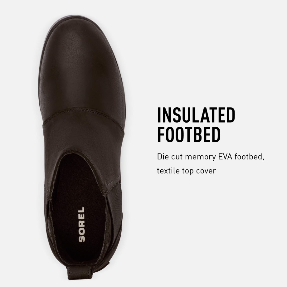 Unisexe Emelie Chelsea Noir Sorel Belgique