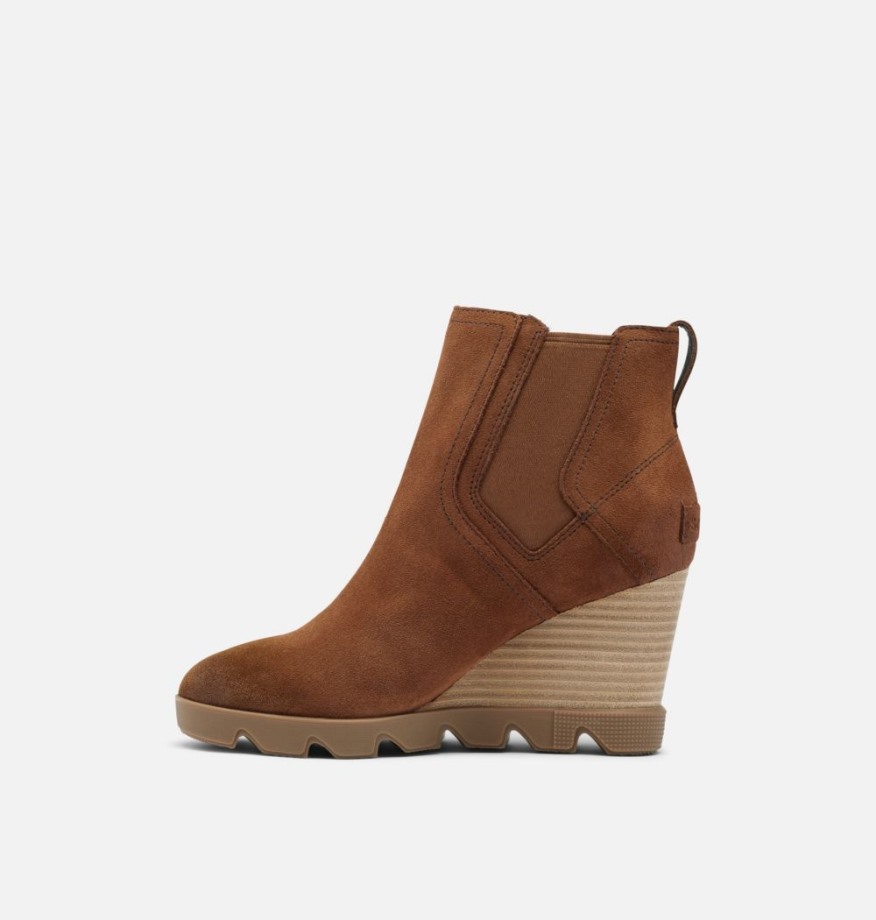 Sorel Belgium Velvet Tan Bottine Joan Uptown Chelsea Pour Femme