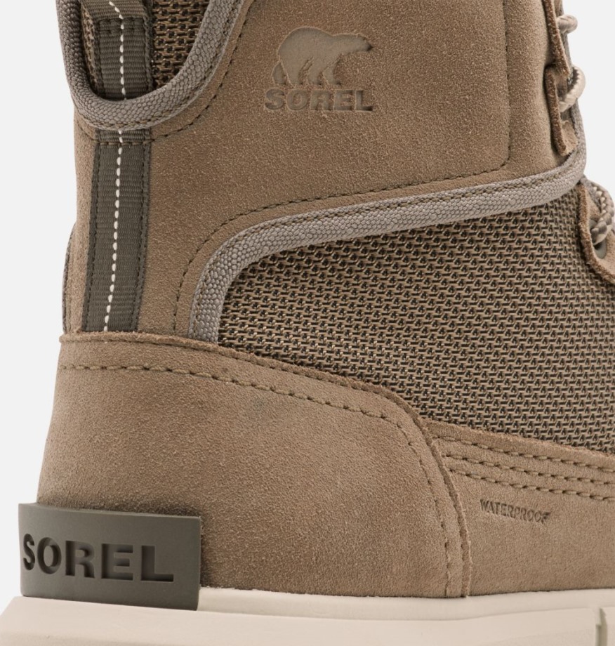 Sorel Belgique Men's Explorer Mission Trainer Wet Sand-light Clay