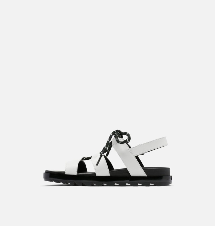 Sandale Roaming Dentelle Femme Sorel Belgique Blanc-noir