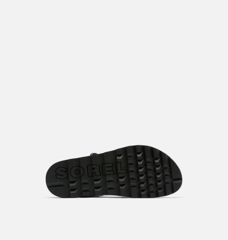 Sandale Roaming Dentelle Femme Sorel Belgique Blanc-noir