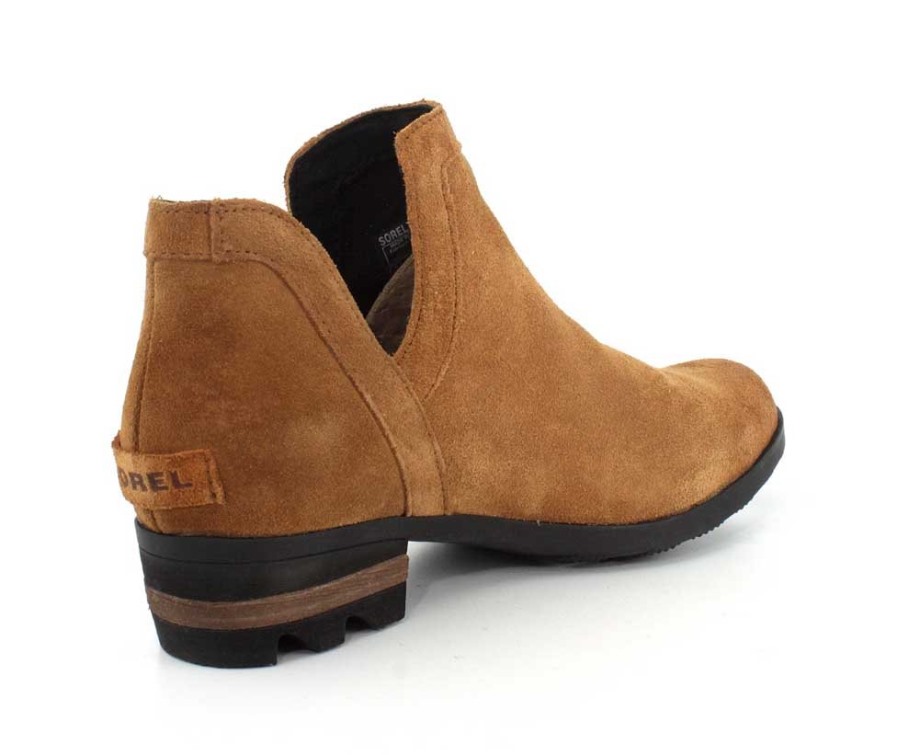 Bottines Femme Sorel Bottes Lolla Cut Out Bootie Marron Camel Noir Sorel Belgique