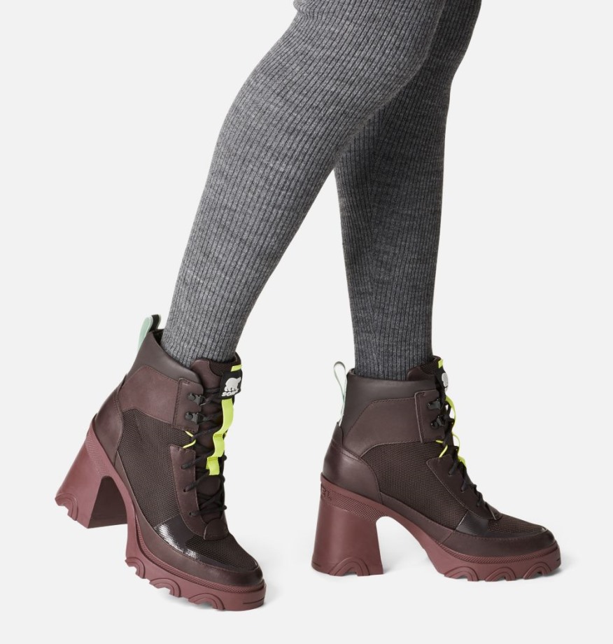 Bottines En Dentelle à Talon Brex Pour Femmes New Cinder-sea Sprite Sorel Belgique