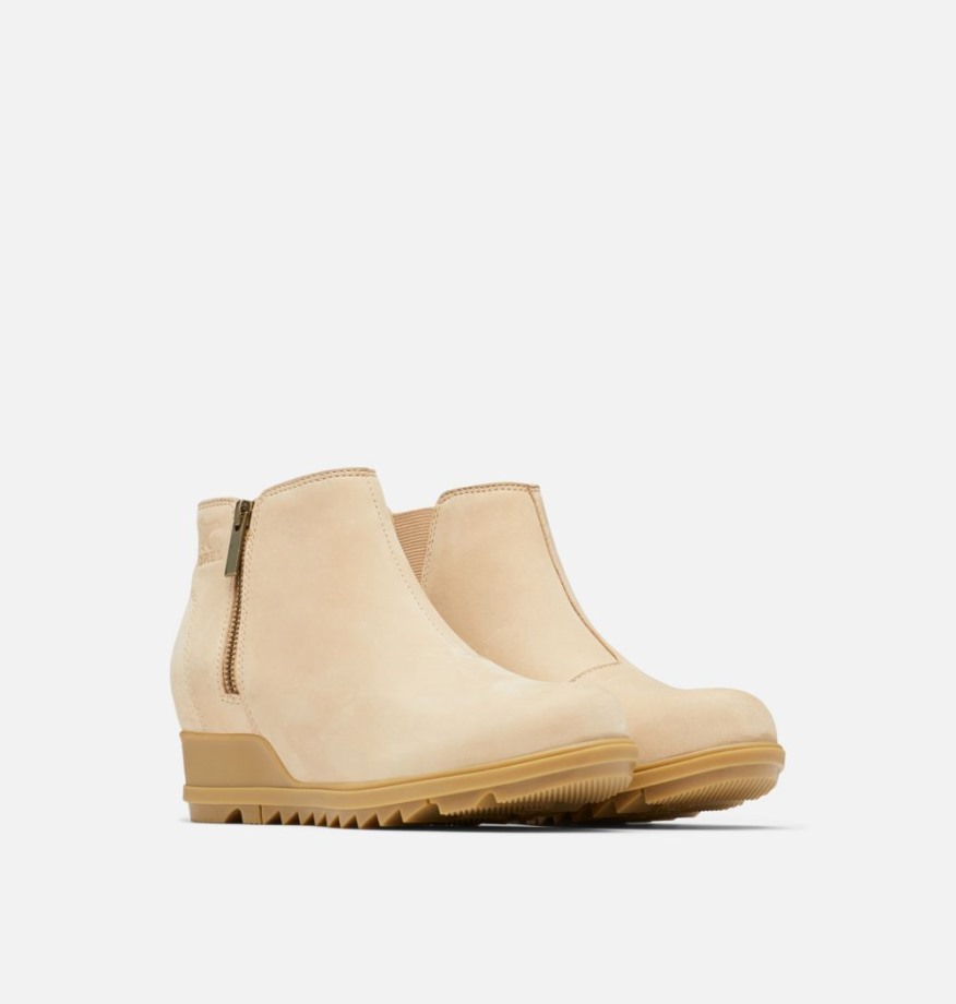 Evie Zip Wedge Bootie Femme Canoë-feuille De Laurier Sorel Belgique