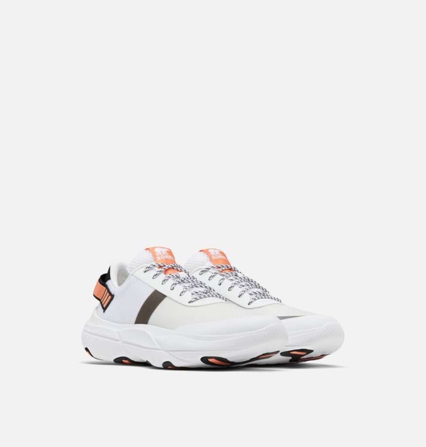 Sorel Belgique Baskets En Dentelle Explorer Blitz Pour Femmes Blanc-noir