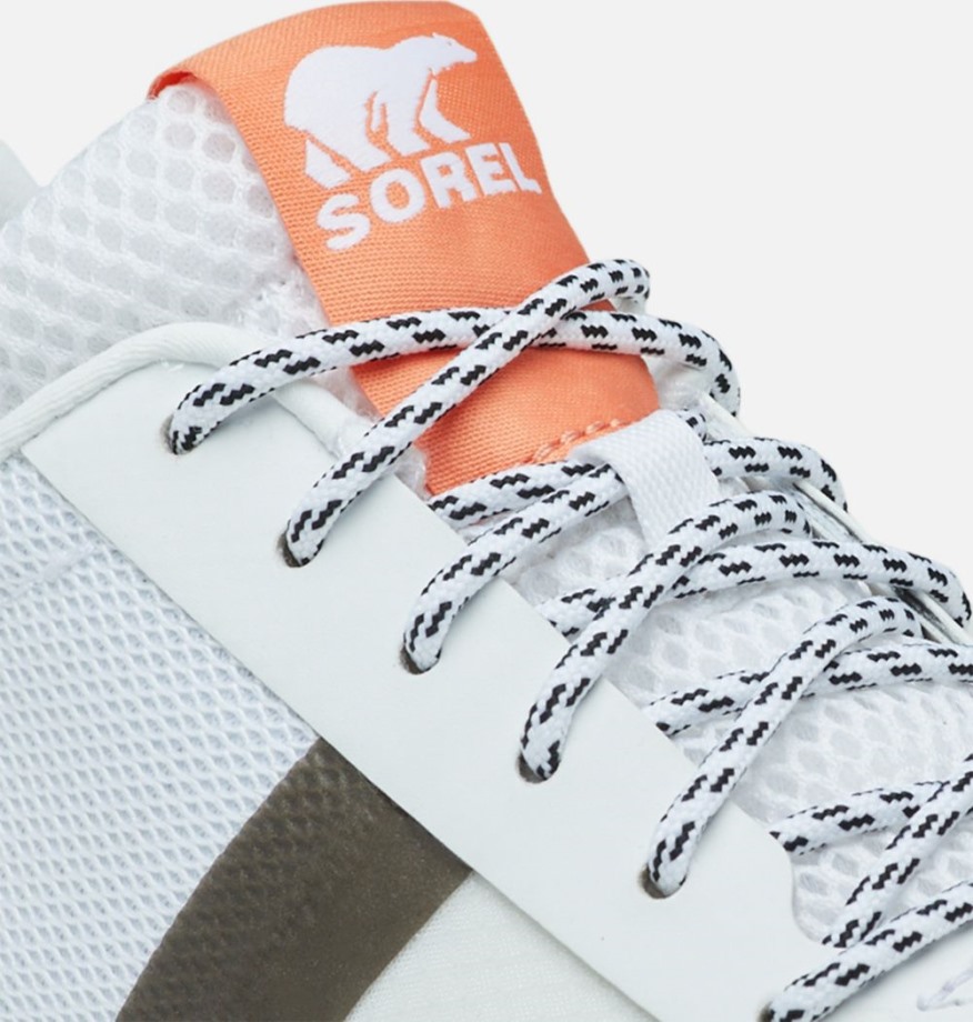 Sorel Belgique Baskets En Dentelle Explorer Blitz Pour Femmes Blanc-noir