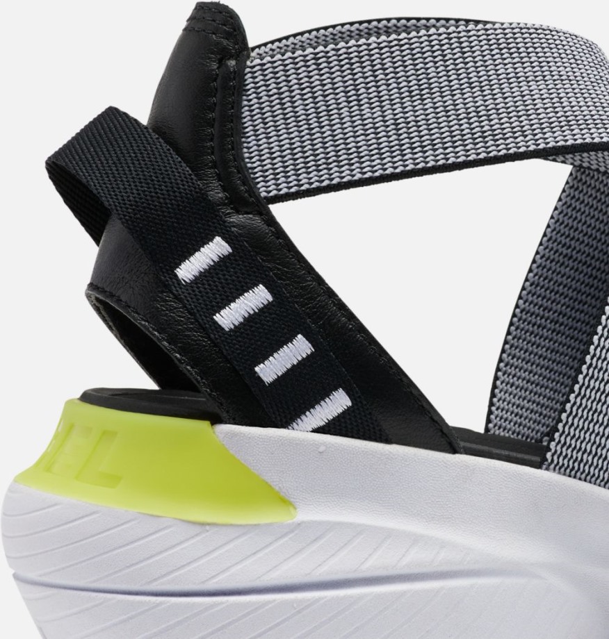 Sandale Sorel Belgique Explorer Blitz Multibrides Noir-blanc Femme